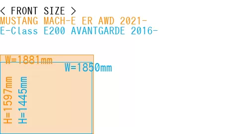 #MUSTANG MACH-E ER AWD 2021- + E-Class E200 AVANTGARDE 2016-
